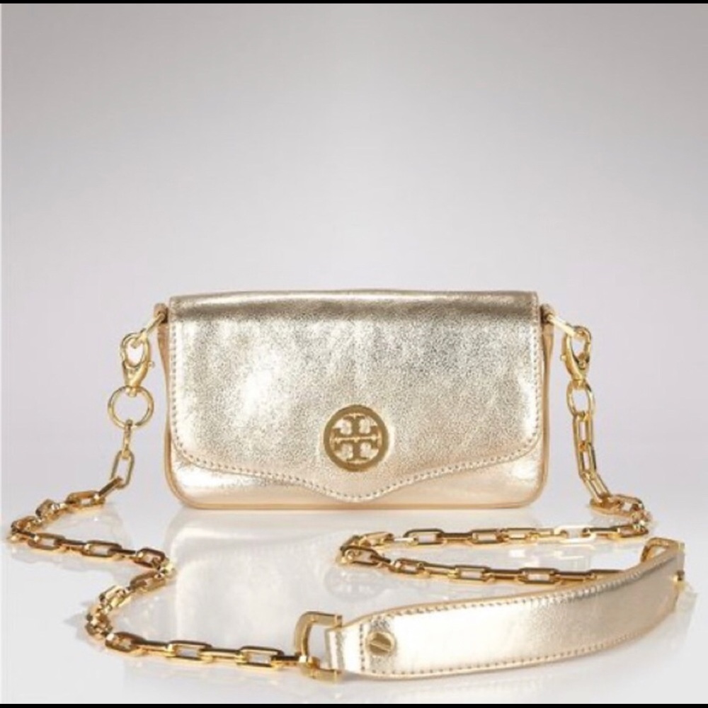 Tory Burch Gold Mini Crossbody✨